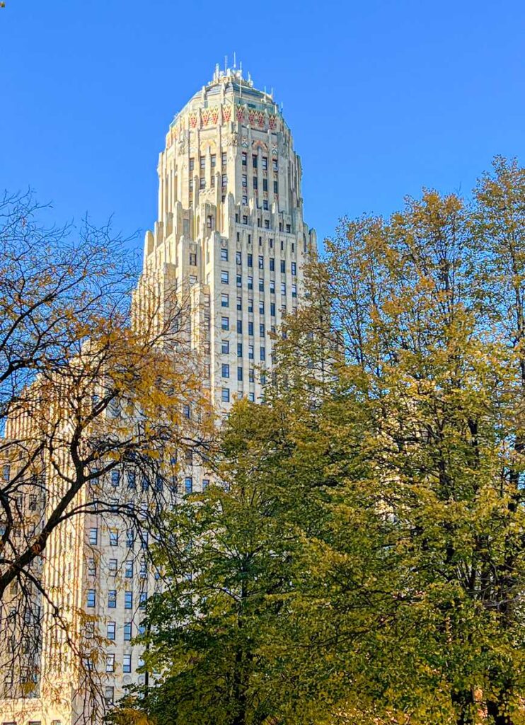 walking around downtown Buffalo is a great way to see the beautiful city hall building