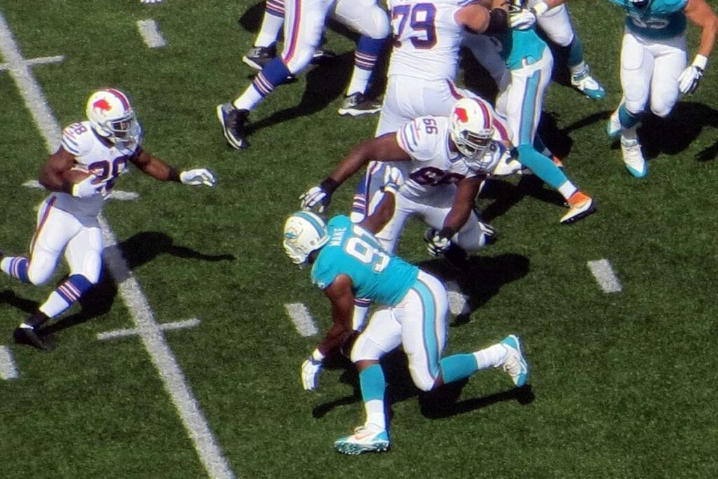 The Buffalo Bills play their AFC East rivals, the Miami Dolphins
