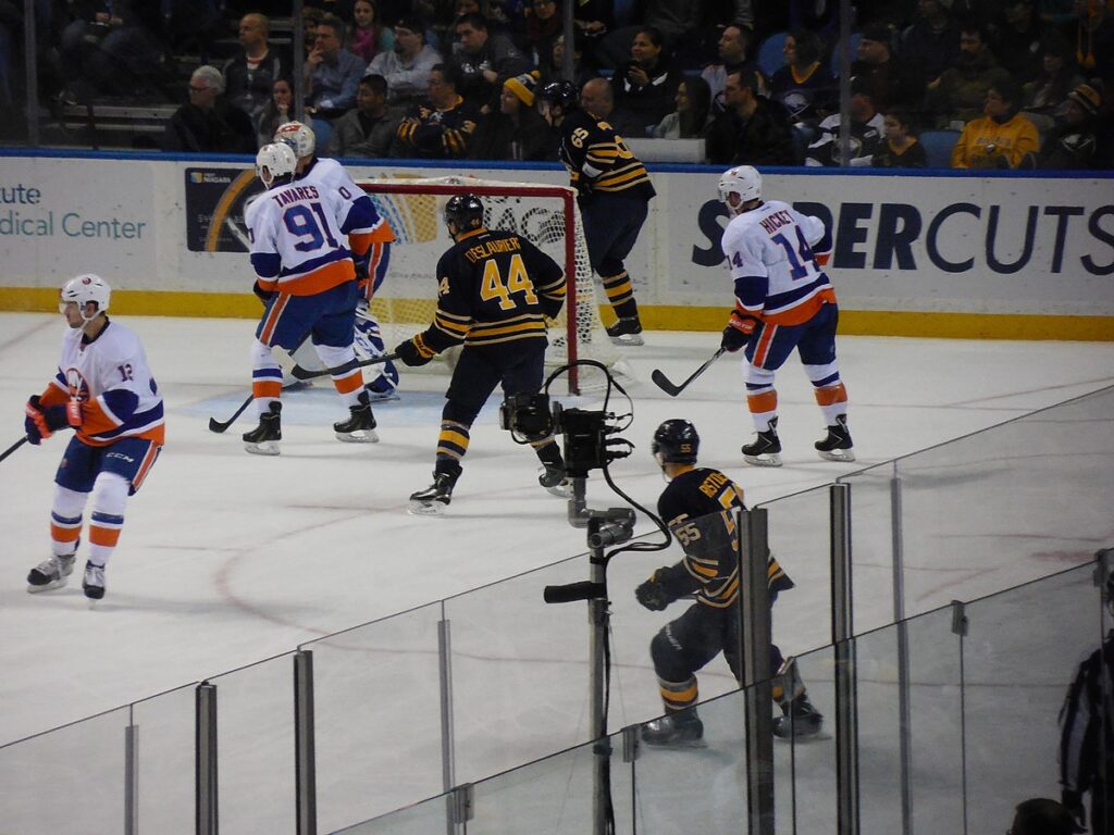 lower bowl seats for the Sabres game against the Islanders