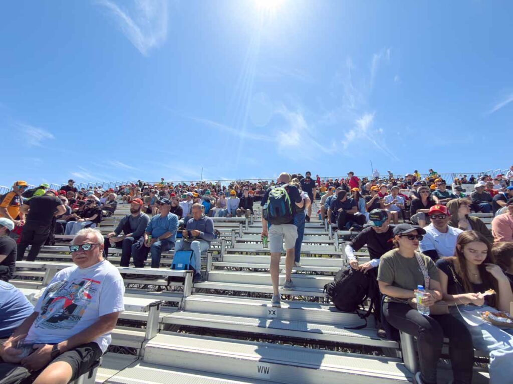 Grandstand 34 at Circuit Gilles-Villeneuve in Montreal.